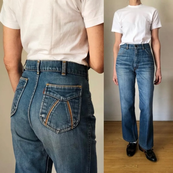SUPER cool vintage 1970s Levi's RARE size 29 - Picture 6 of 11